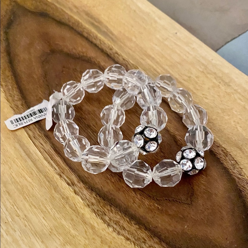 Banana Republic stretch bracelet set NWT